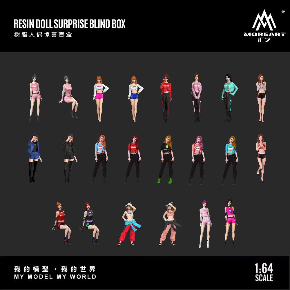 Battery Case Storage - More Art 1:64 Handmade Resin Figurine