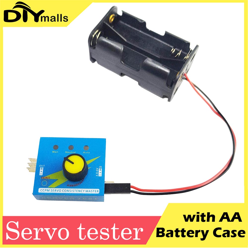 Servo Tester 3CH Digital ESC S - Battery Case Storage recension och pris