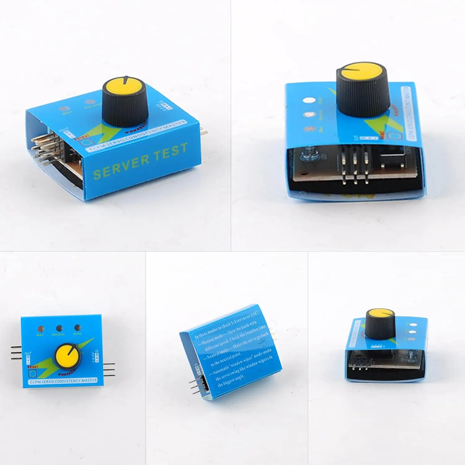 Servo Tester 3CH Digital ESC S - Battery Case Storage recension och pris