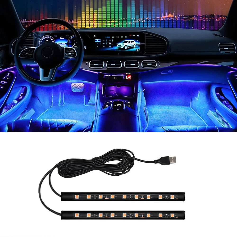 Car Neon Light Foot Light LED  - Vape Decoration recension och pris