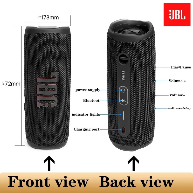 JBL Flip 6 Portable Wireless B - Jbl Speaker Flip 6 recension och pris