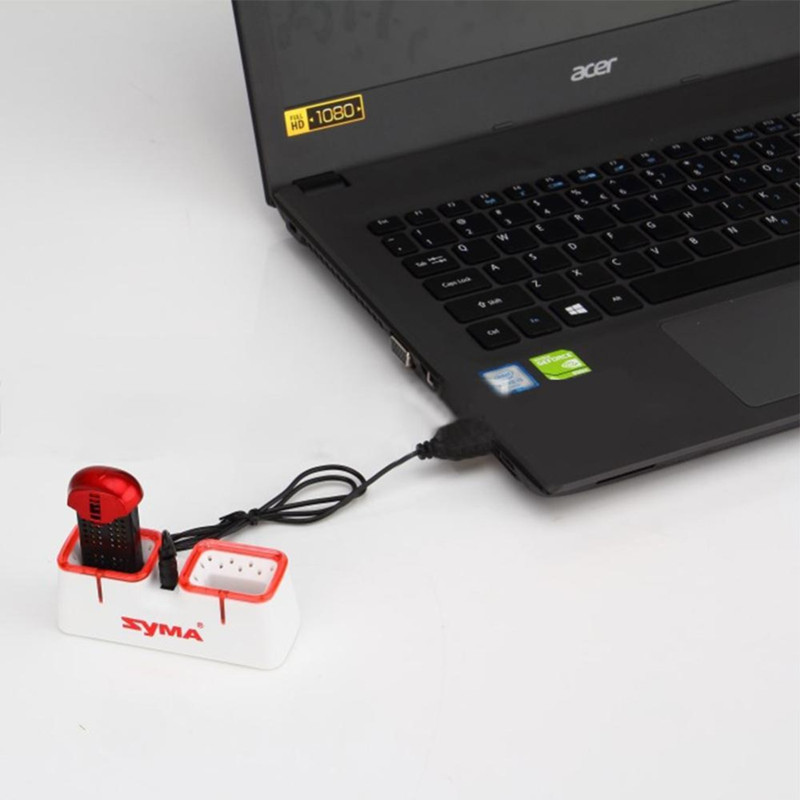 Dual USB Fast Charger for Syma - Battery Case Storage recension och pris