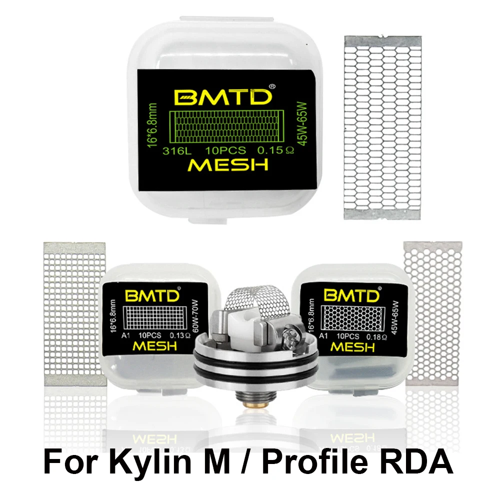 10pcs/box BMTD PreBuilt Coils  - Stainless Wire Ss316 recension och pris