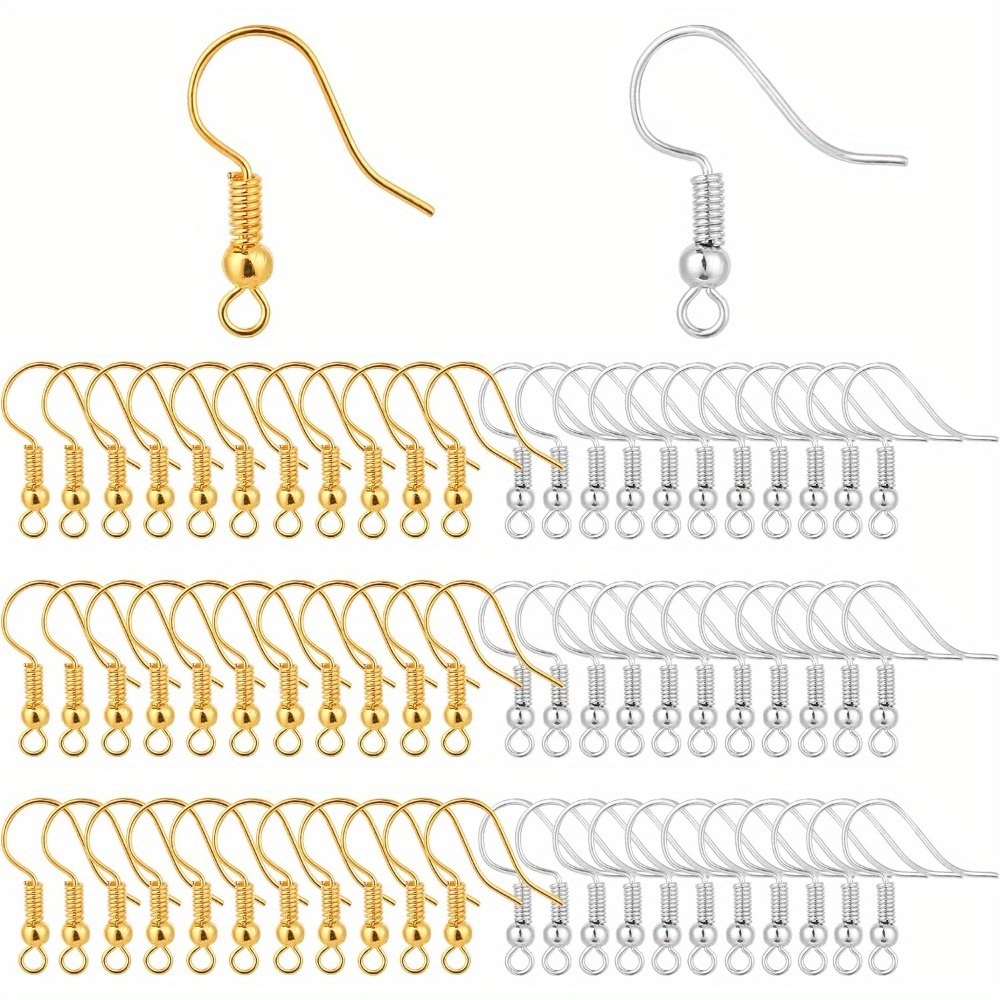 200Pieces Earring Hooks, Fish  - Coil Building Kit recension och pris