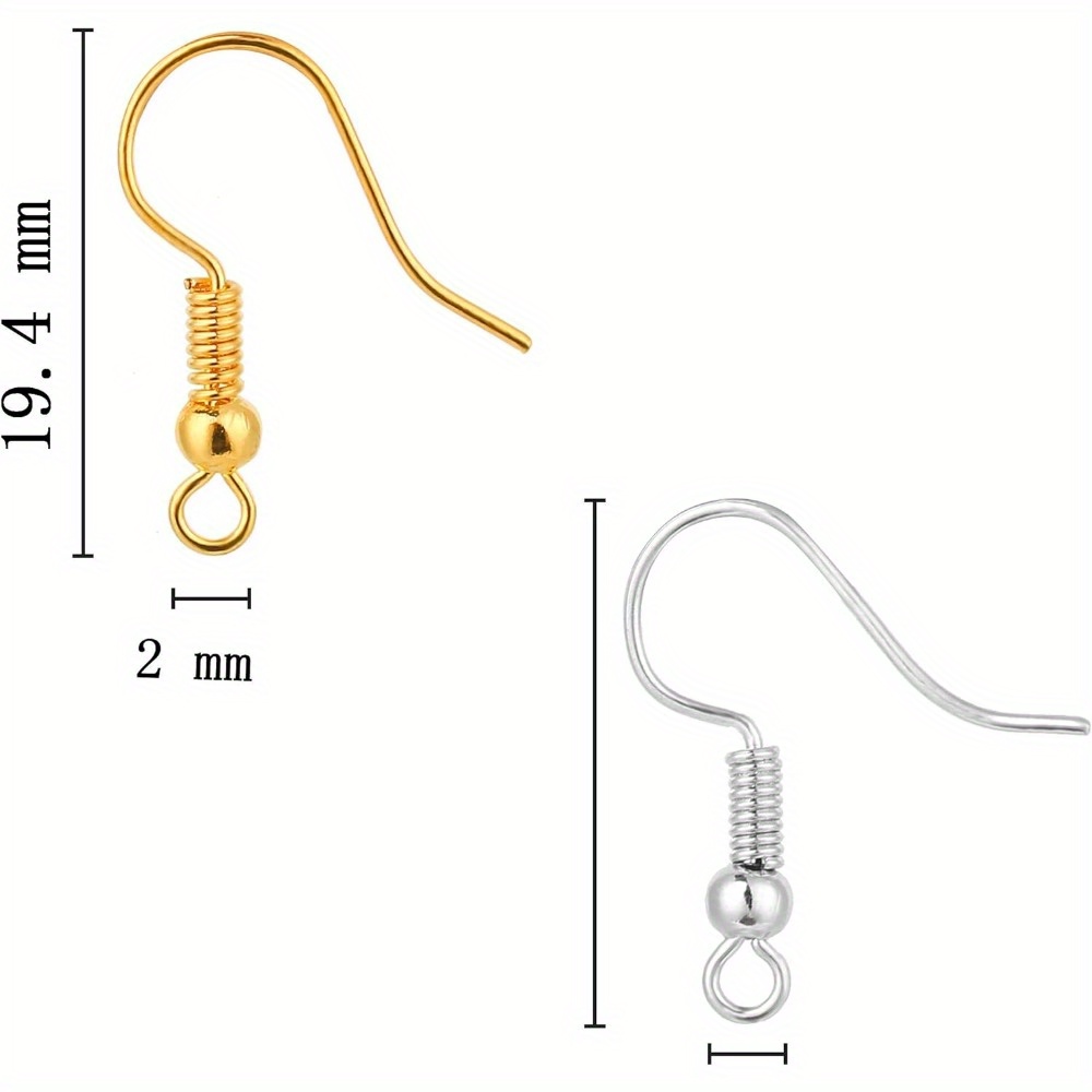 200Pieces Earring Hooks, Fish  - Coil Building Kit recension och pris